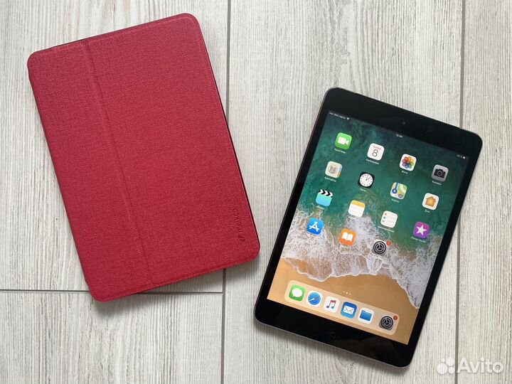 iPad mini2 32gb WiFi,Sim + новый чехол