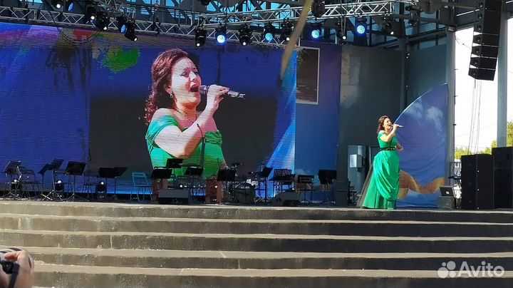 Аренда экрана, сцены, звука и света