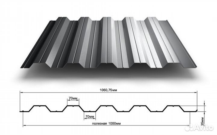 Профлист нс-35