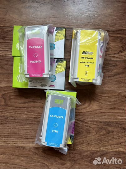 Картриджи №728XL от Cactus / Hi-Black