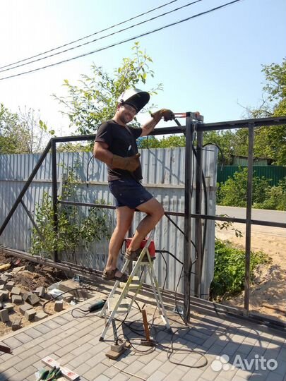 Откатные ворота под ключ