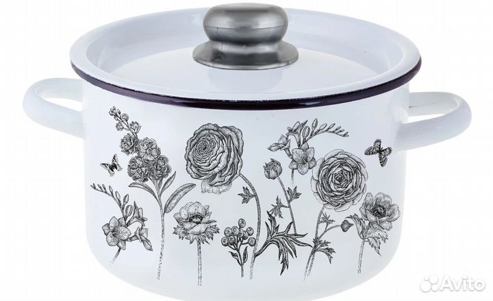 Кастрюля эмалир Je t’aime 4,5л тм Appetite 4690460095102