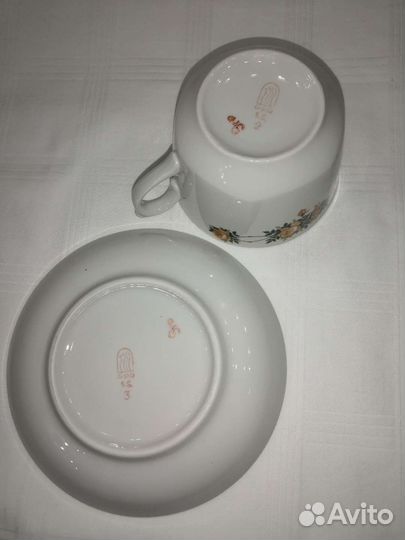 Чайная пара фарфор