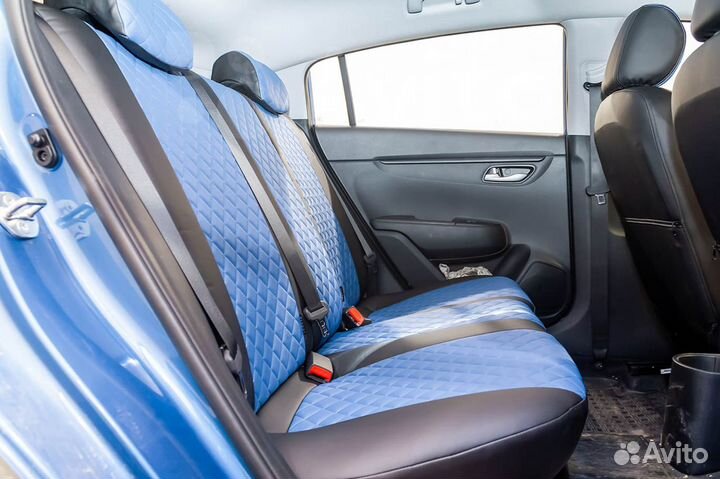 Авточехлы Киа Рио Х-Лайн / Экокожа Ромб