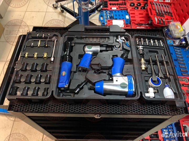 Набор пневмоинструмента 50пр. Rock force