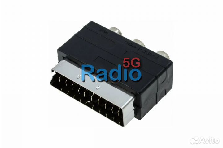 Адаптер переходник Scart - 3RCA