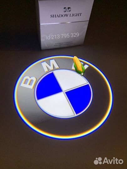 Лазерная проекция BMW