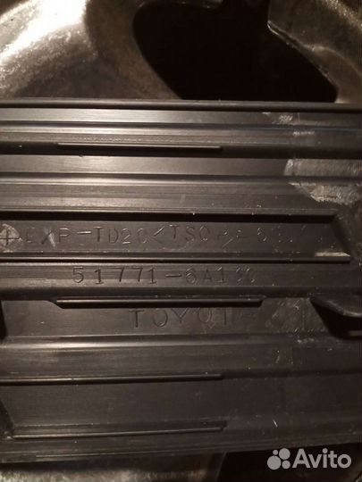 Накладка подножки верхняя тойота Ленд Крузер прадо