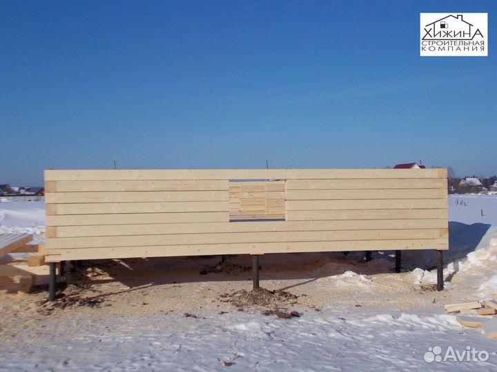 Строительство домов срубов из бруса 6х9 отделка