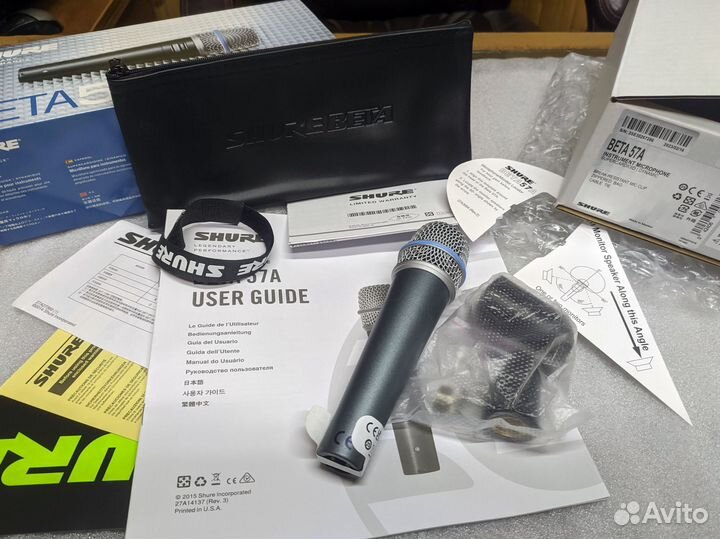 Ручной проводной микрофон Shure Beta 57A