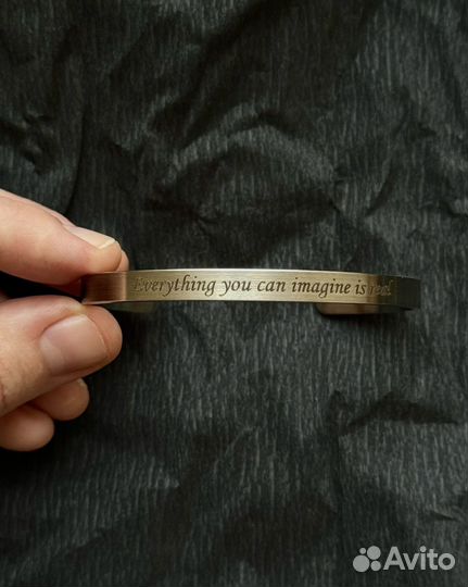 Браслеты с гравировкой послания