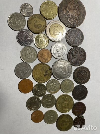 Монеты разные коллекция 35 лет