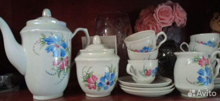 Сервиз кофейный с десертными тарелками