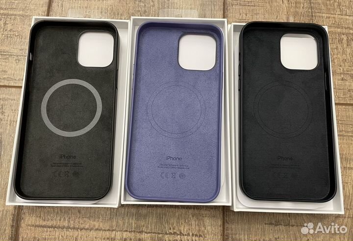 Чехол Magsafe кожа iPhone 12/13 Pro Max оригинал