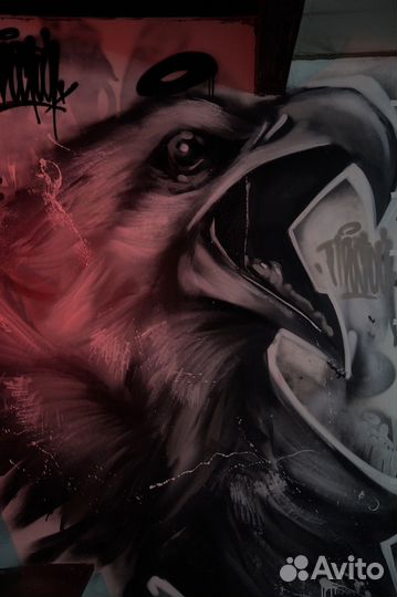 Роспись стен, каллиграфия, картина, граффити