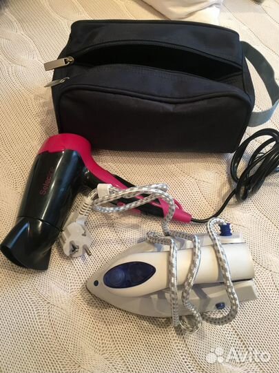 Фен. Утюг. Дорожный набор
