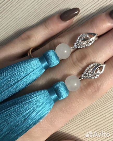 Серьги-кисти