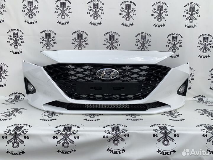 Бампер передний Hyundai Solaris 2 Рестайлинг 2022