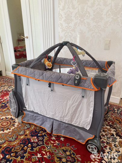 Детская кроватка манеж chicco