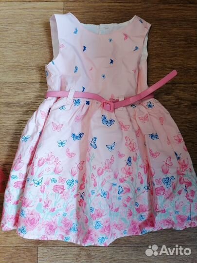 Нарядные вещи на девочку 9-12 месяцев