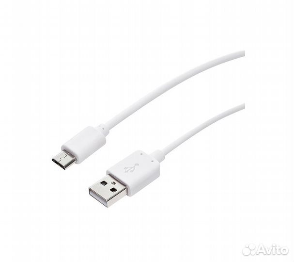 Дата-кабель Red Line USB - micro USB, белый