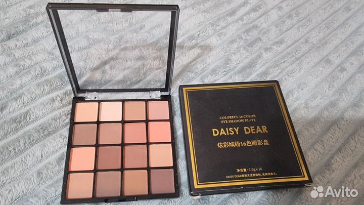 Тени для век набор 16 цветов натуральные nude