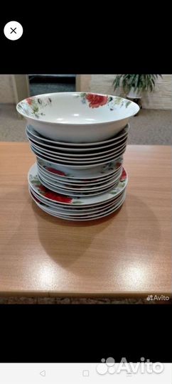 Тарелки в наборе 19шт