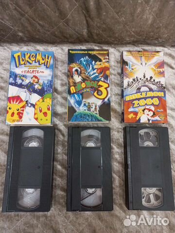 Видеокассеты покемоны