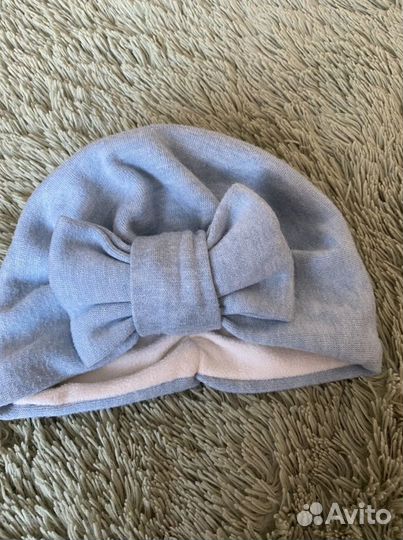 Шапка тюрбан на девочку 2-3 года