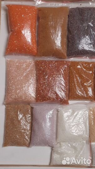 Набор бисер, рубка, стеклярус