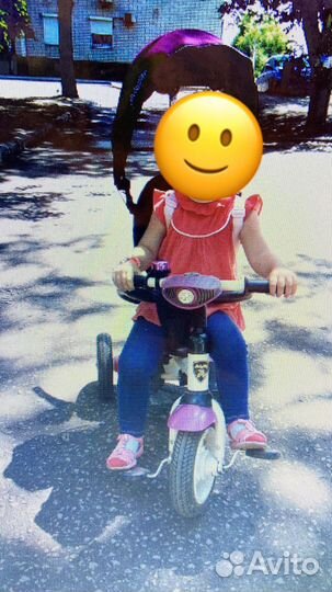 Детский велосипед с ручкой бу