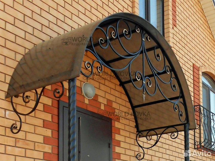 Кованые изделия ворота.козырьки.навесы.мангалы