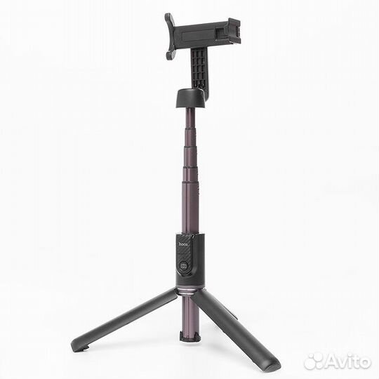 Монопод для селфи hoco, K11, bluetooth, цвет: чёрн