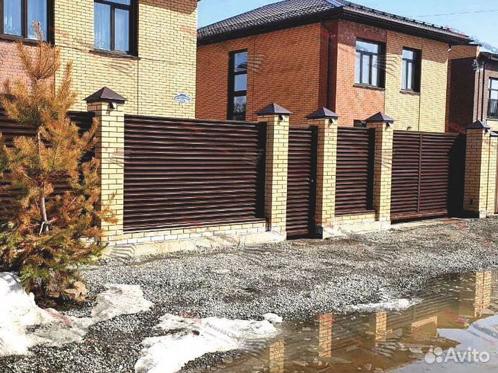 Забор жалюзи