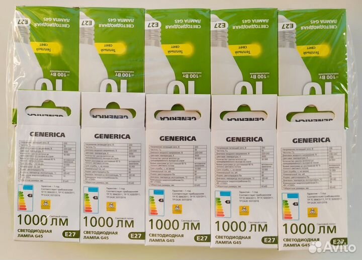 Лампы светодиодные Е27 (3000К, 4000К)