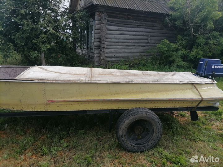 Моторная лодка Казанка 2М с булями