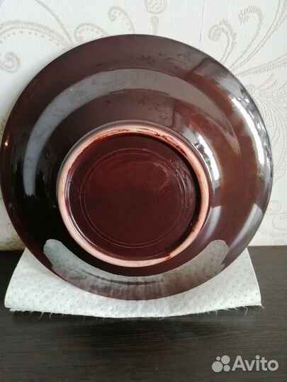 2 предмета:Блюдо большое и ваза фруктовница