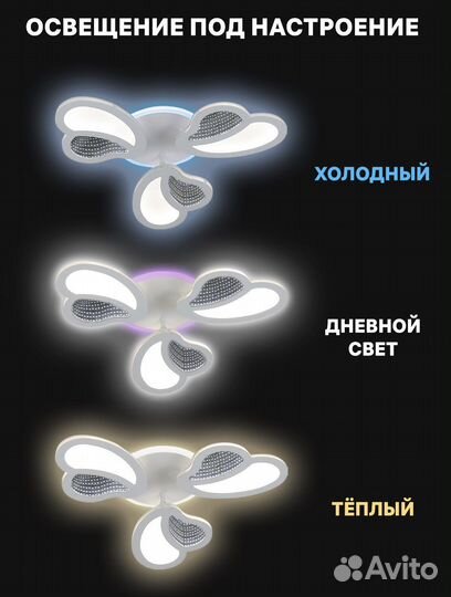 Люстра светодиодная Ritter Calabria 52042 9, 76 Вт