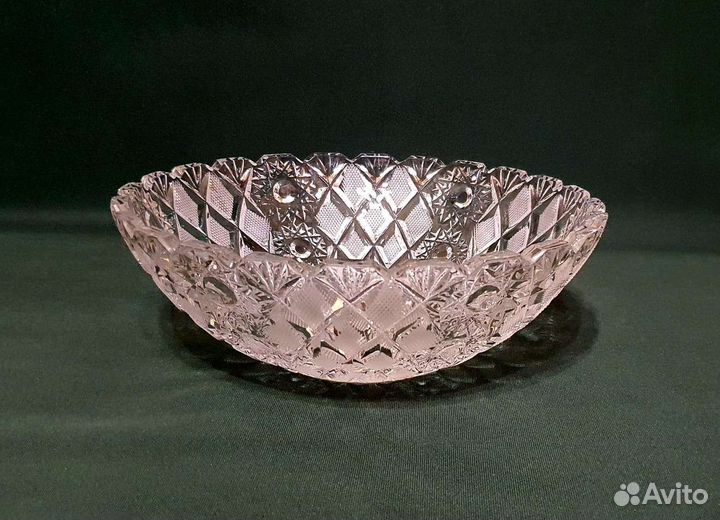 Конфетница (салатница ). Хрусталь
