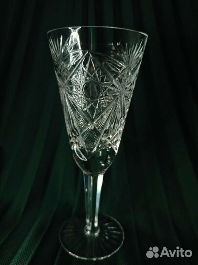 Хрустальные фужеры 4шт