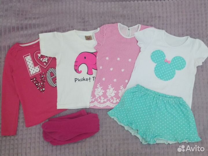 Вещи для девочки 110-116 пакетом