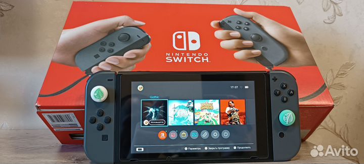 Nintendo switch rev 2 прошитая 128gb