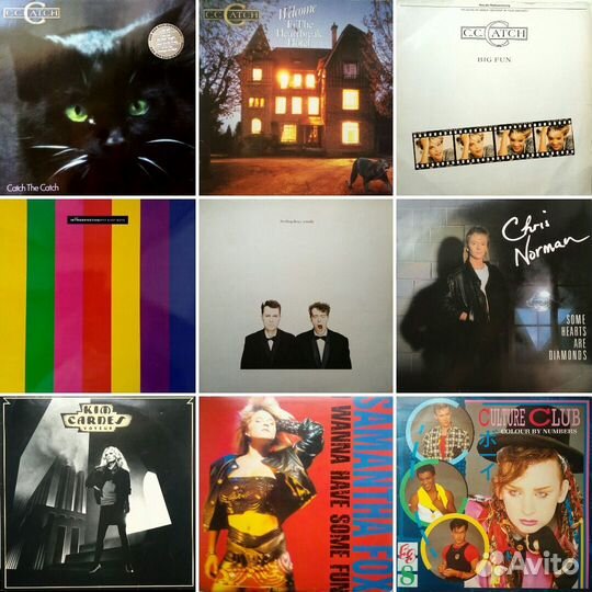 Виниловые пластинки зарубежного производства ч.3