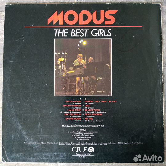 Modus - The Best Girls (1985) LP