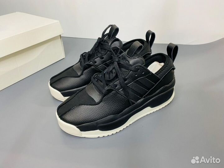 Adidas Y-3 Rivalry Black мужские кроссовки кожаные