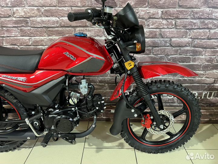 Мопед Alpha Off Road Premium Red (2023 год)