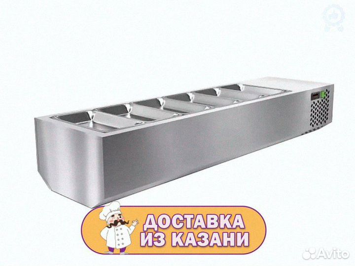 Витрина охлаждаемая настольная с крышкой