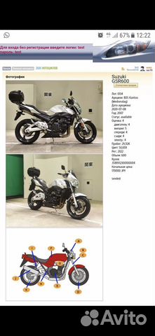 Мотоцикл suzuki GSR 600 с ABS объявление продам