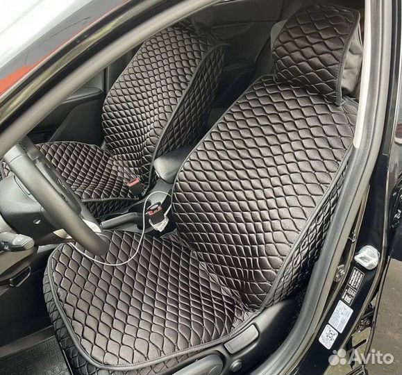 Авточехлы холодок,велюр лён