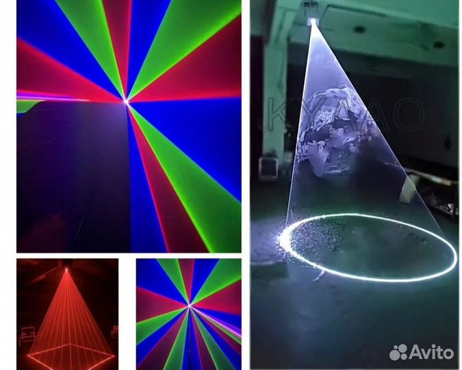 Лазер 5Вт RGB